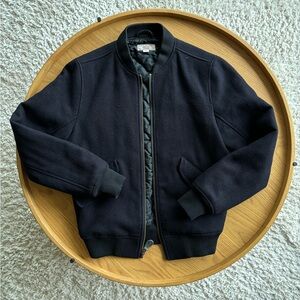 Wallace and Barns 100% Wool Quilted Line Bomber -XS